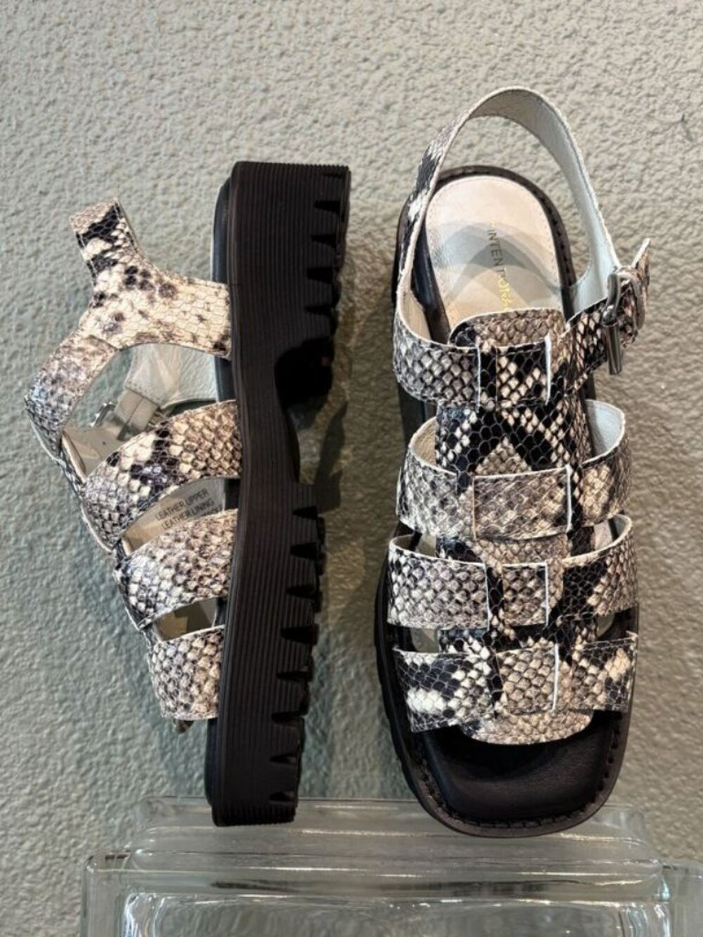 Intentionally Blank Haddie Snake Sandal